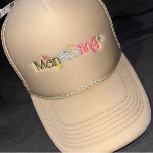 Tilly's Beige Manifesting Hat